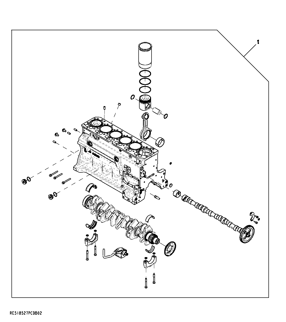 9901 Short Block Assembly