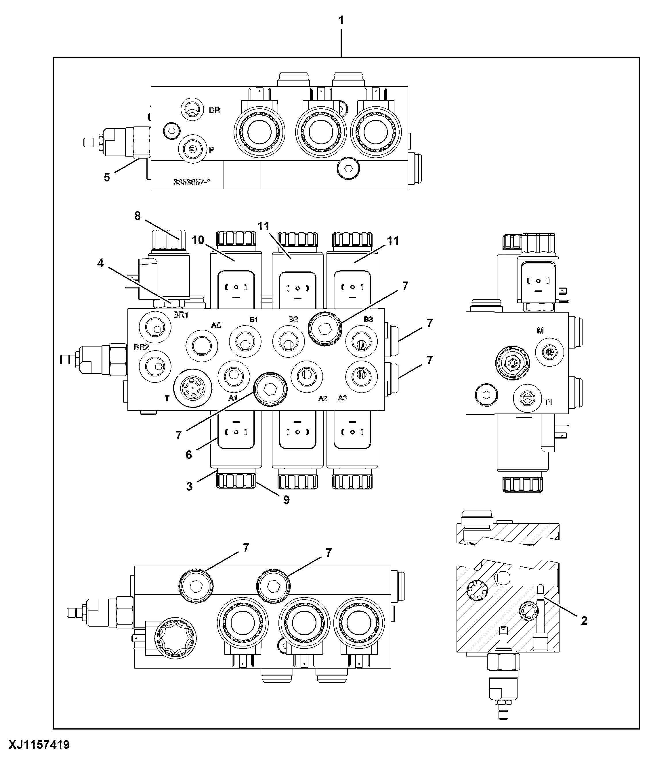 Levelling Cab Valve Components (005258 - 005335)