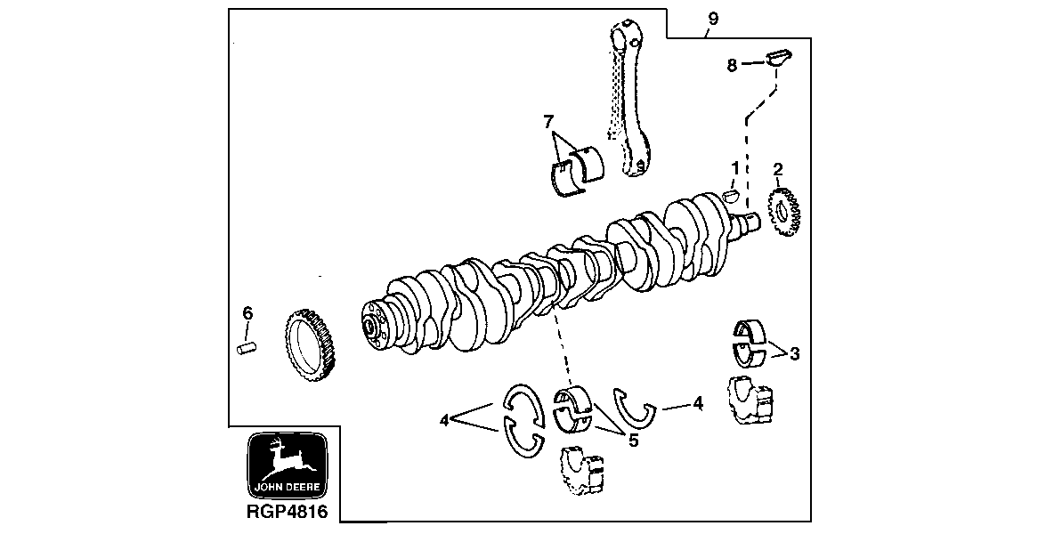 UNDERSIZE CRANKSHAFT / BEARINGS, KIT (ESN -142156)
