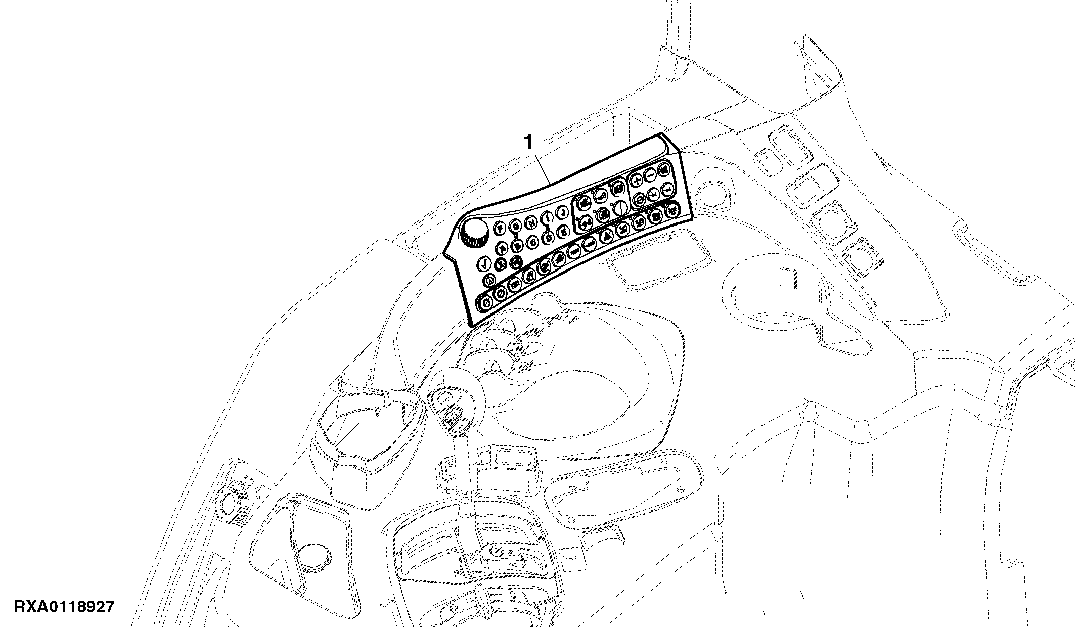 Cab Switch Module (Right Hand Console)