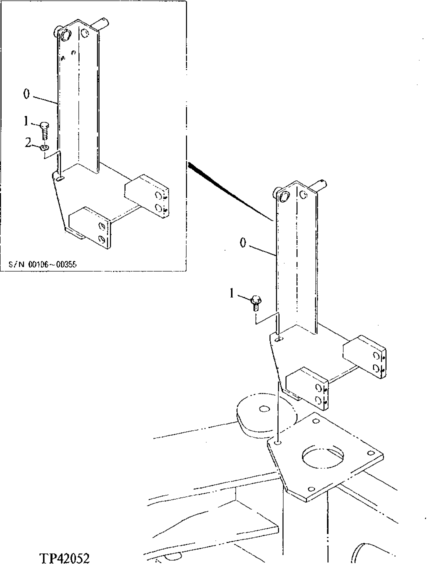 LOADER CONTROL LEVER MOUNTING (SINGLE LEVER CONTROL)