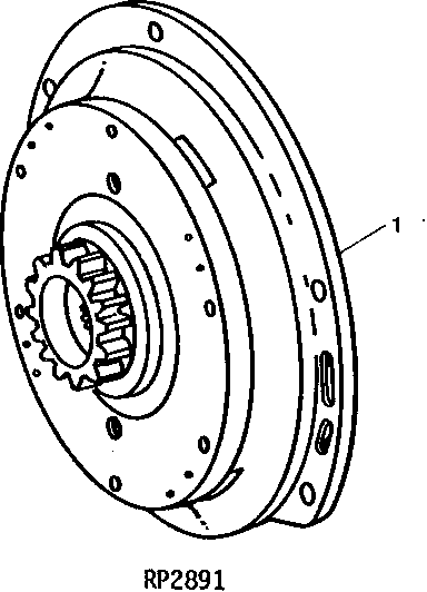 INPUT PLANETARY CLUTCH ASSEMBLY (POWER SHIFT TRANSMISSION)