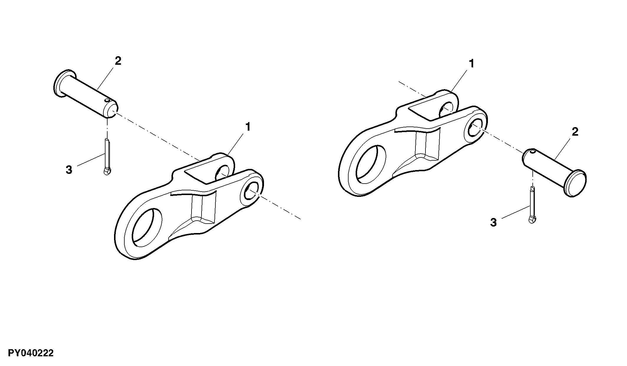 Mounting Parts, Attachment, Draft Link Support