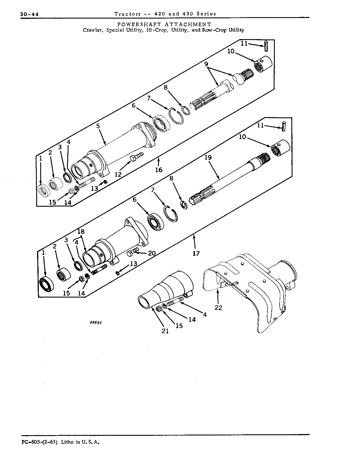 Guard, powershaft