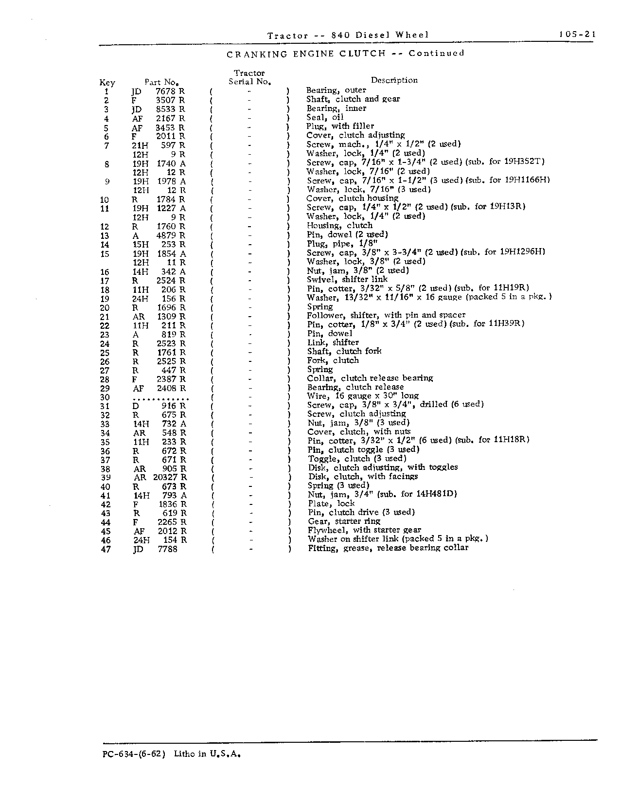 Cranking Engine (Continued)