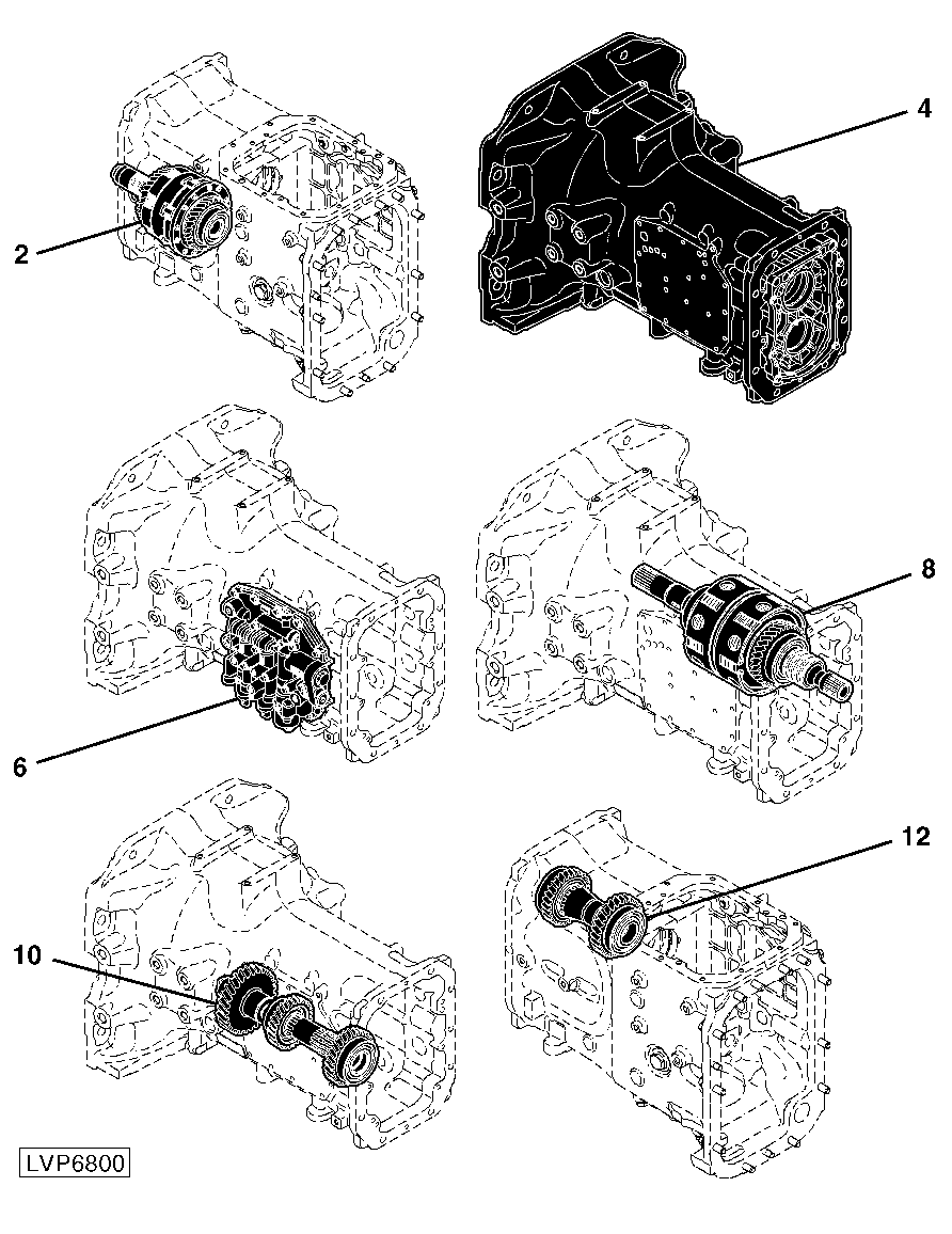 510 Powerreverser Transmission With Electro-Hydraulic (EH) Hi/Low Tractor