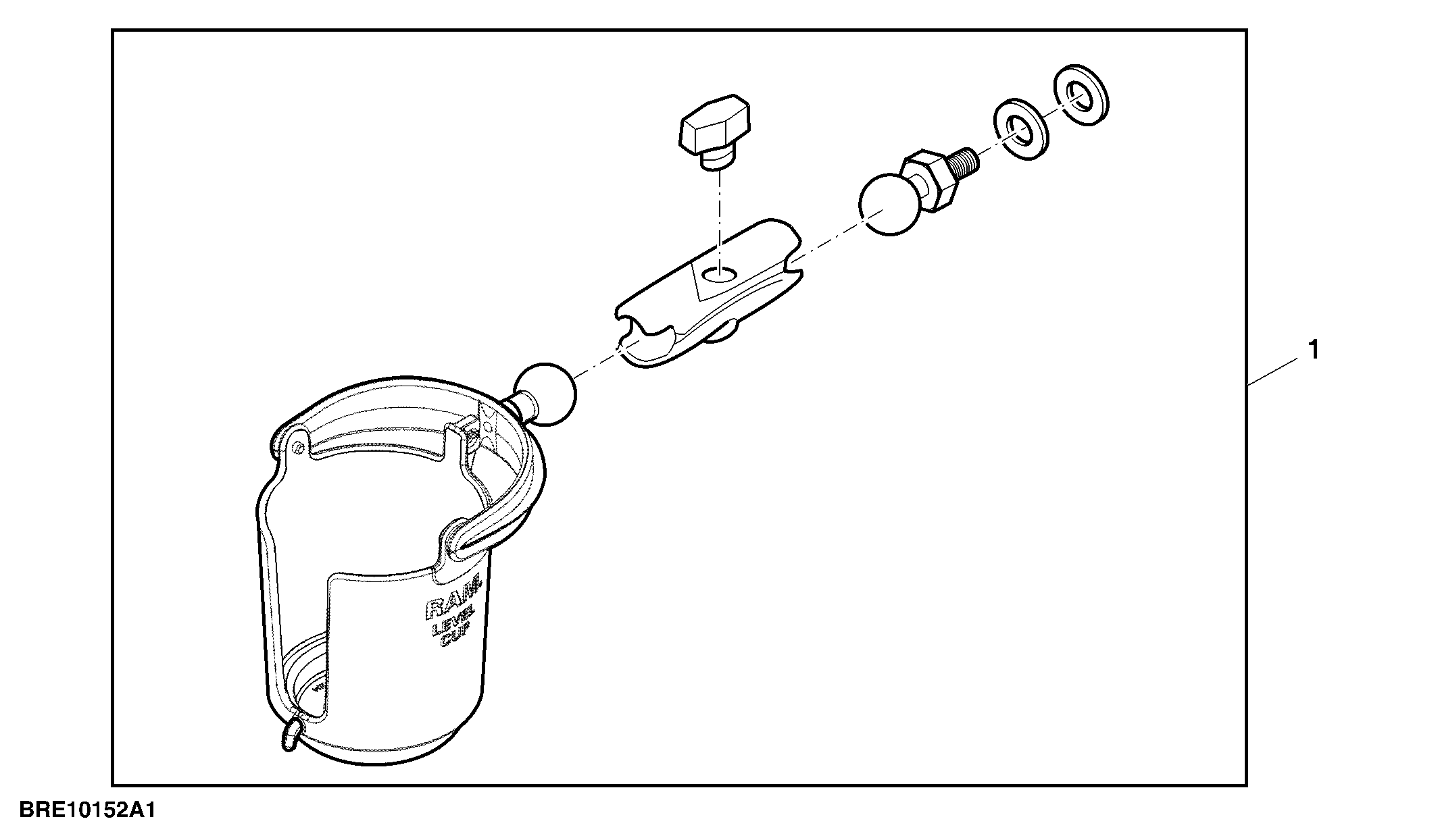 Attachment, Self Leveling Cup Holder