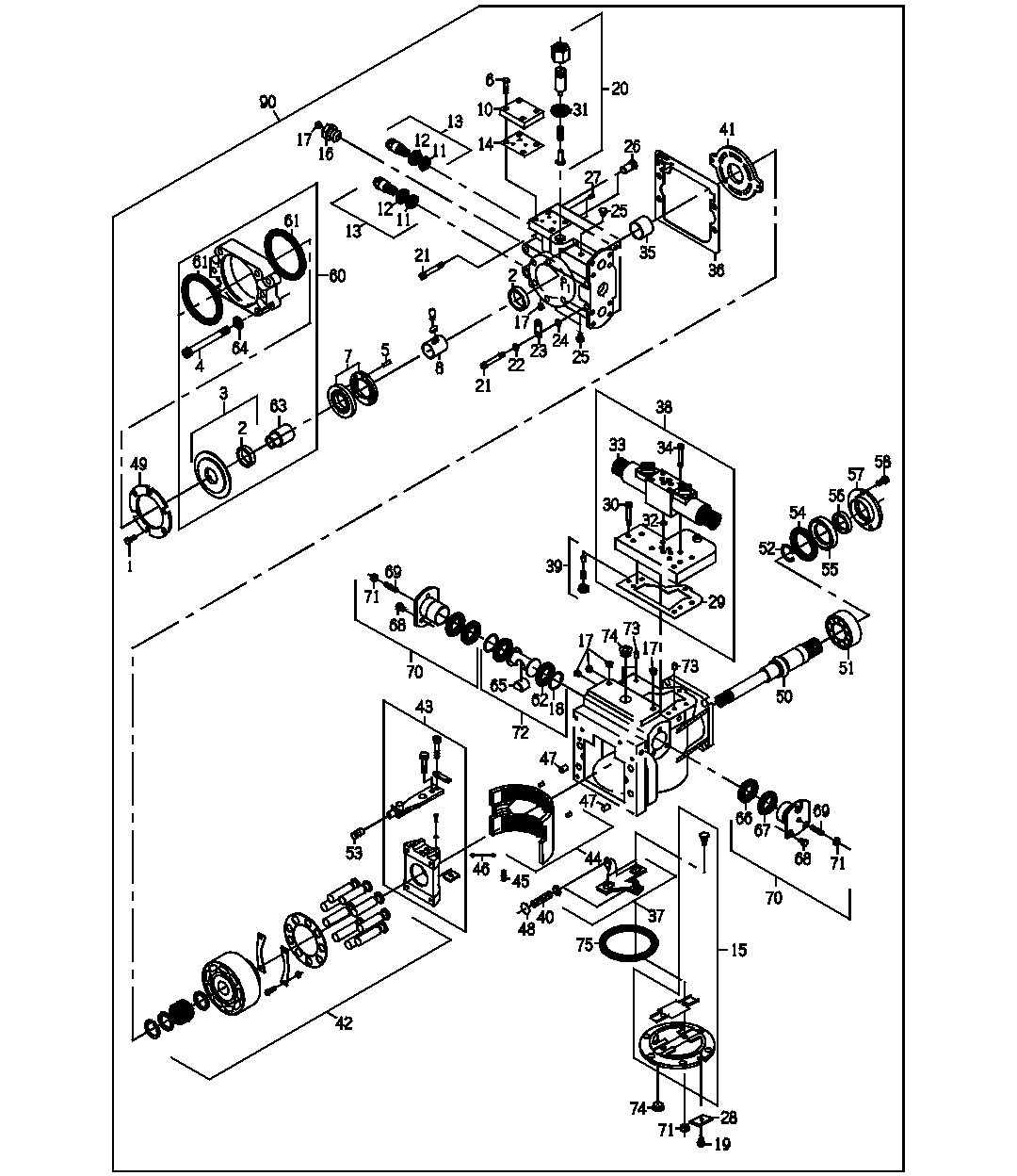 Pump, Chopper/Basecutter (Option 1000,1020) (090755 - )