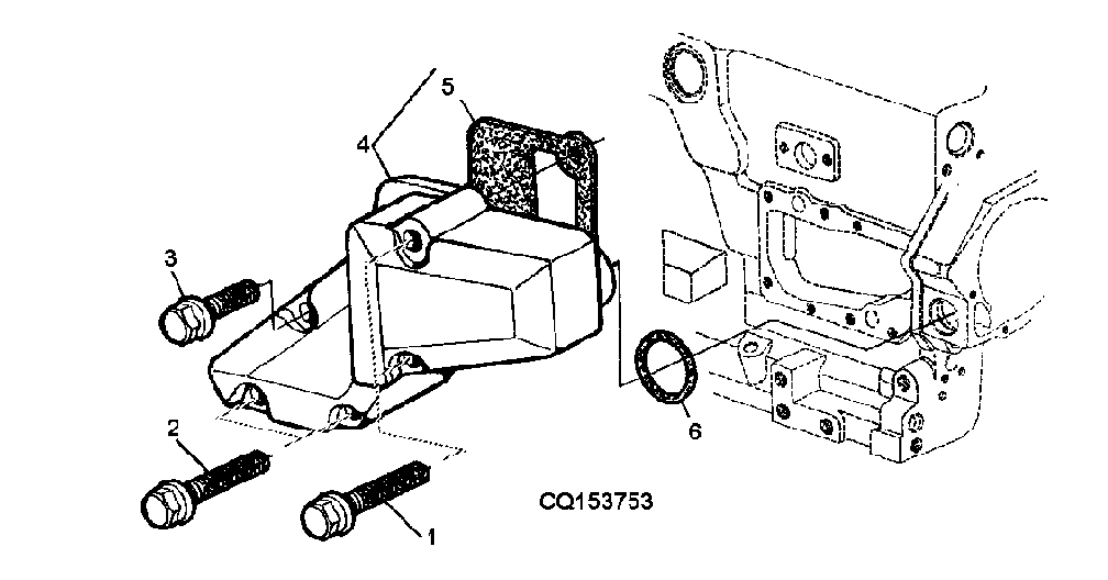INTERMEDIATE HOUSING (OIL COOLER/WATER PUMP) - ENG