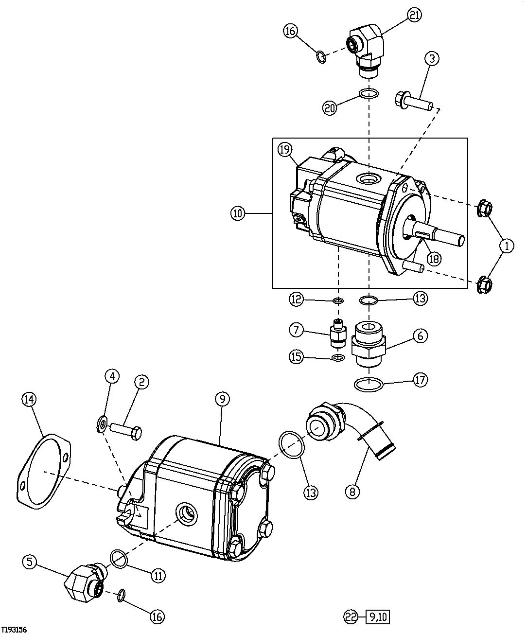 Fan Drive Hydraulic Pump and Motor (585740 - )
