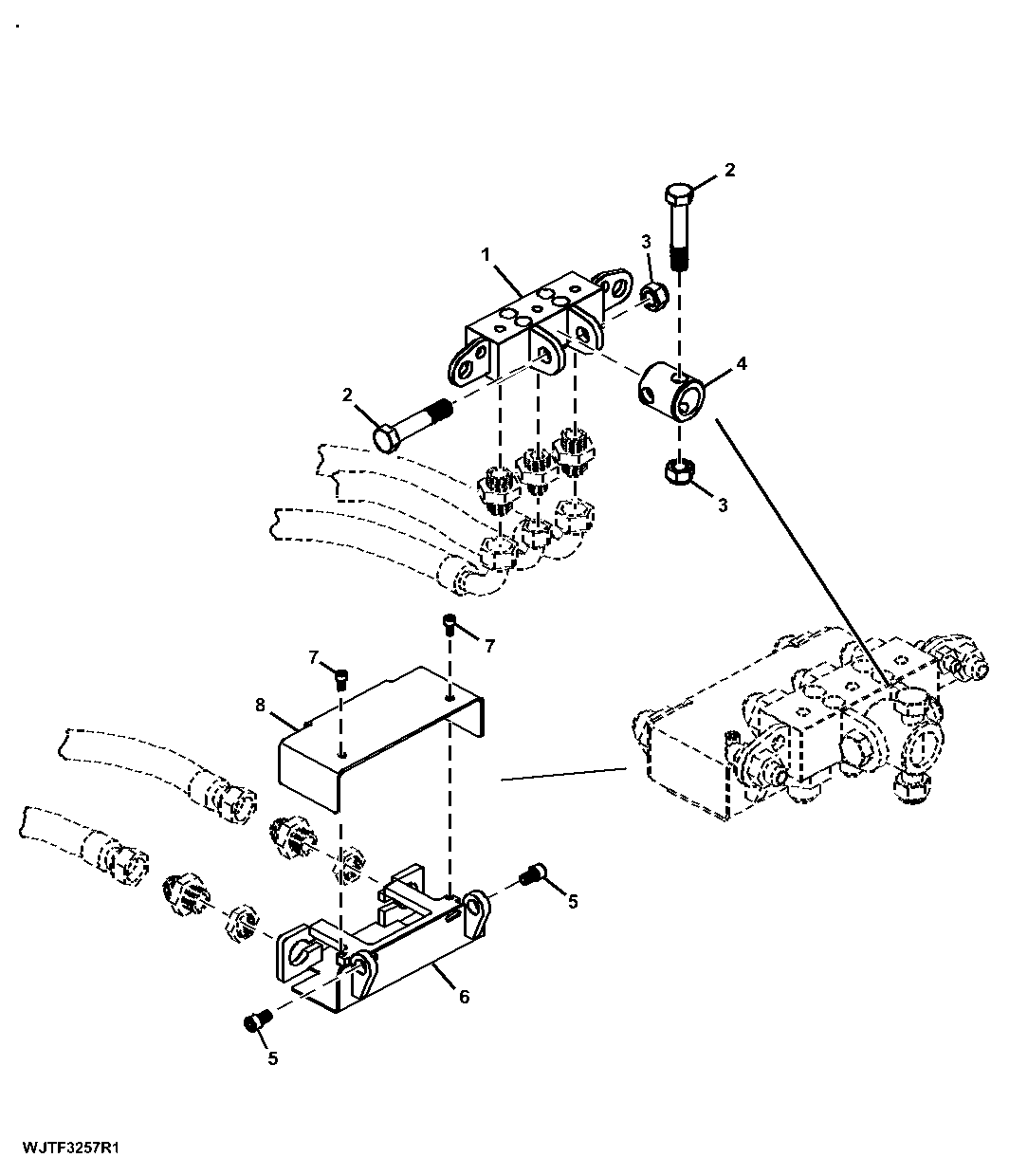Bracket and Electrical Box (000472 - XXXXXX)