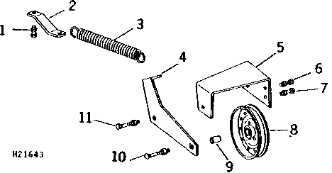 FEEDER CONVEYOR FIXED BELT DRIVE TIGHTENER (REGULAR FEEDER HOUSE)