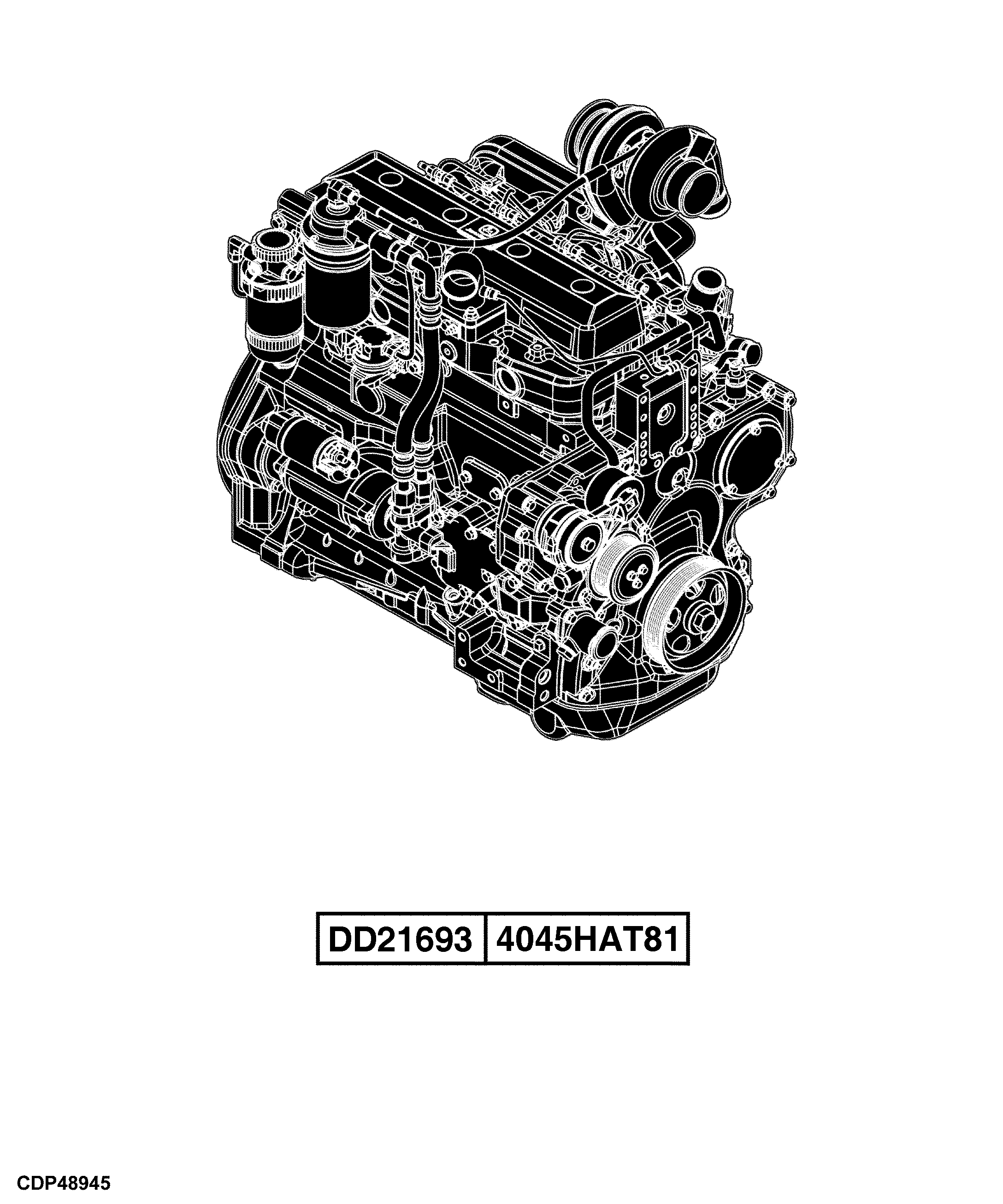 5090GH Tractor (Engine 4045HAT81)(Europe Edition)