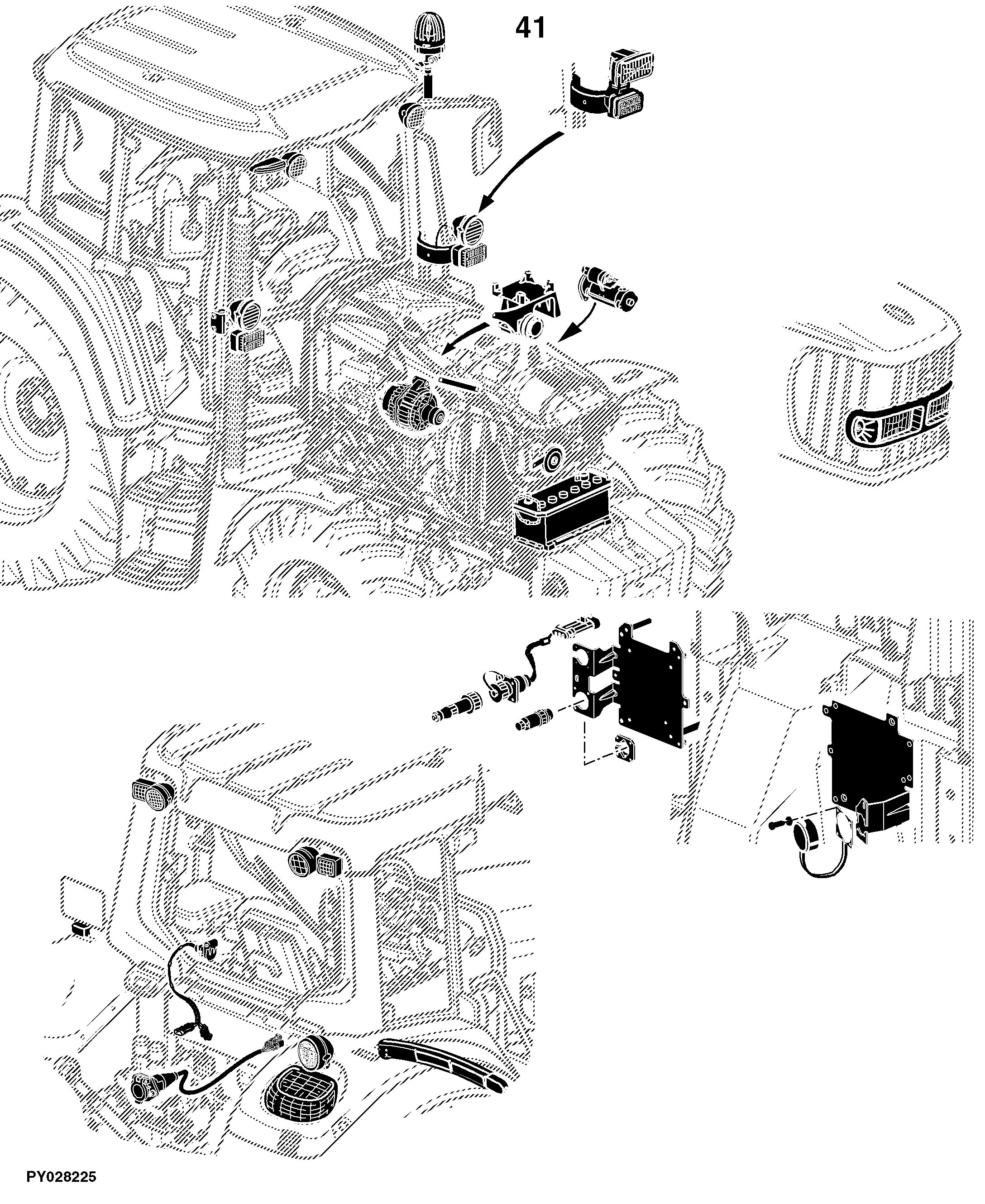 7330 Tractor (Engine 6068HL283) (North American Edition)