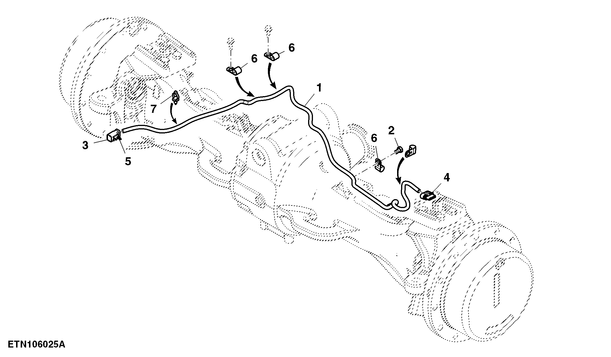Wiring Harness, Wheel Angle Sensor, AutoTrac™