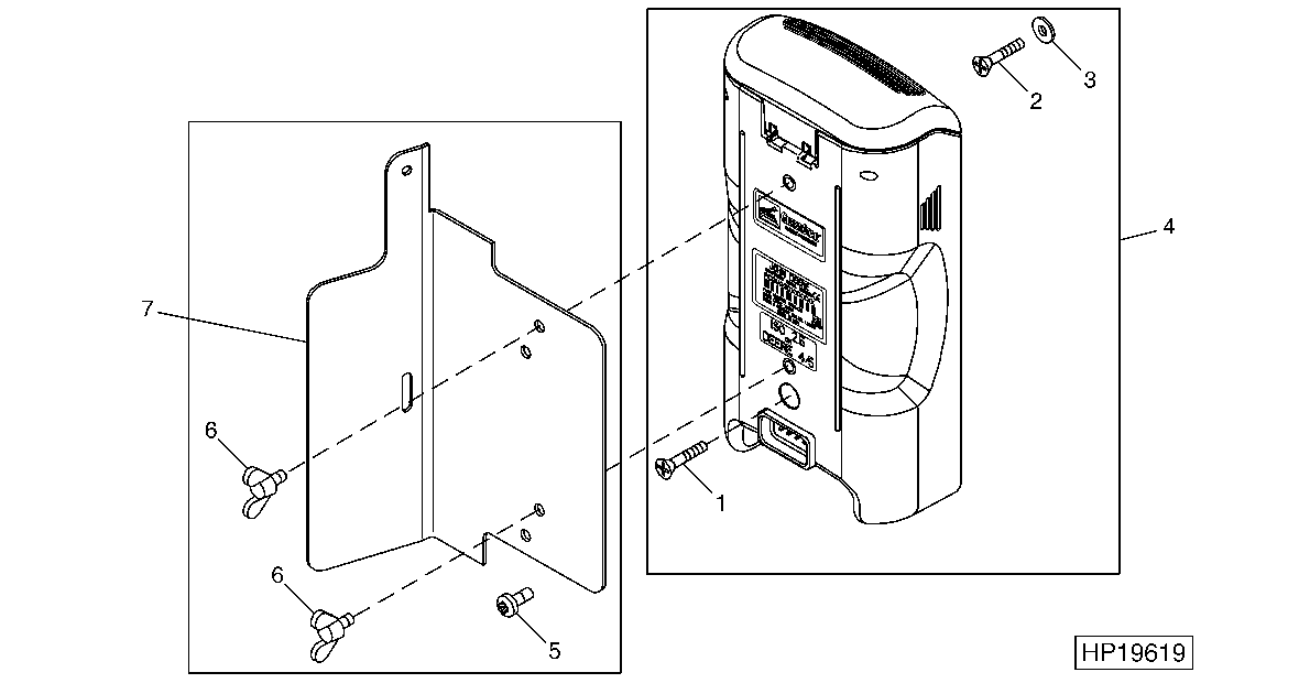 Attachment, Display, Original GreenStar™ and Slotted Bracket