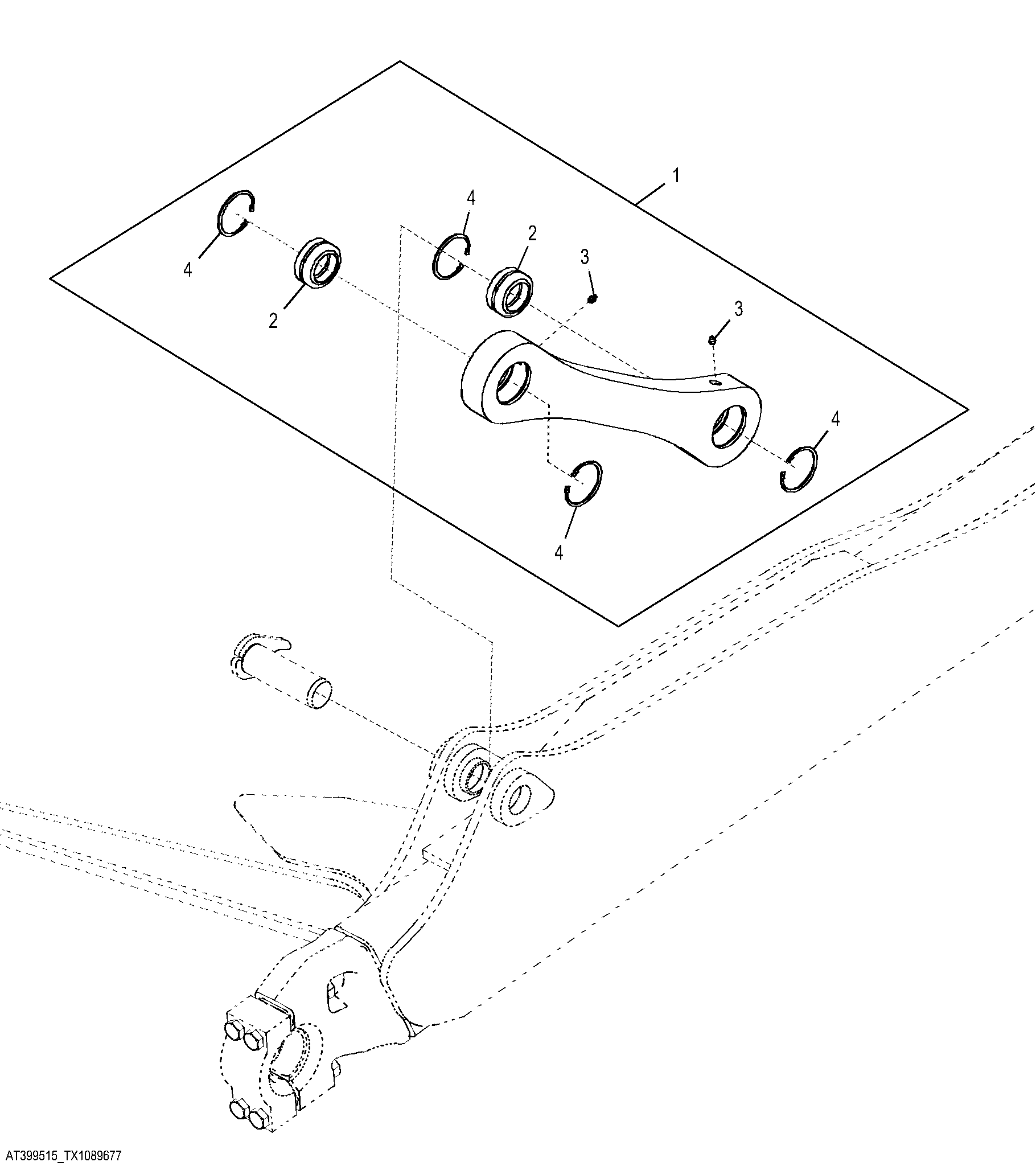 Pitch Link, Outside Dozer (OSD) ( - 306798)