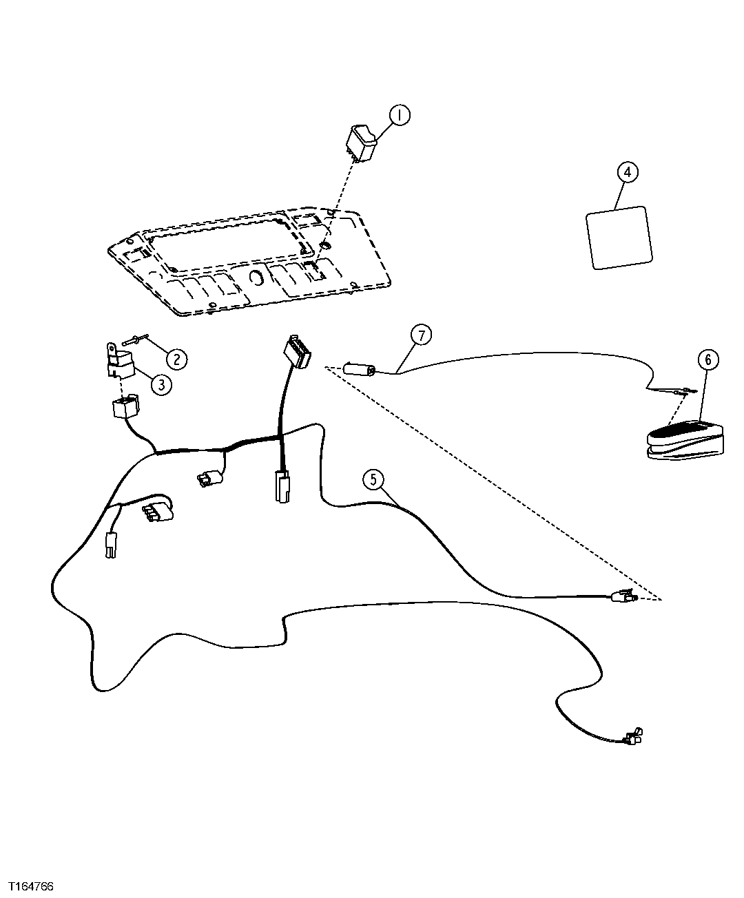 Selective Flow Control And Pump Control Wire Harness