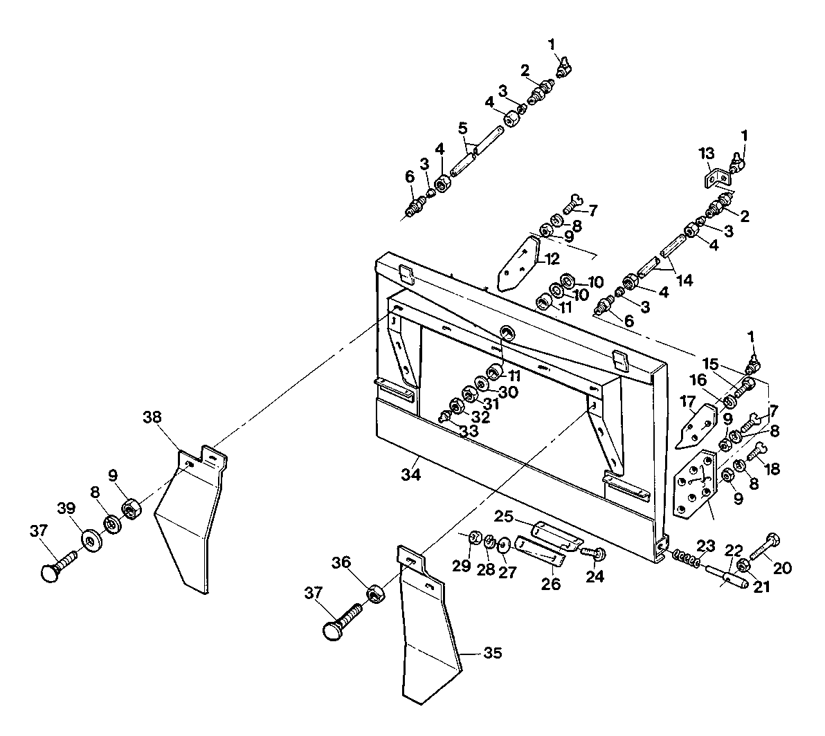 FEEDER HOUSE - OSCILANTE PLATE - LEVELING SYSTEM (33850-)