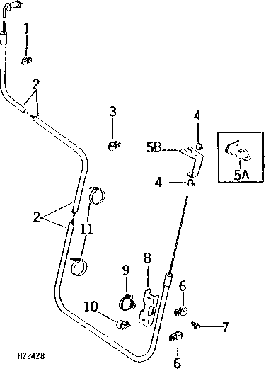 RELATIVE GROUND SPEED INDICATOR CABLE ( - 101300)