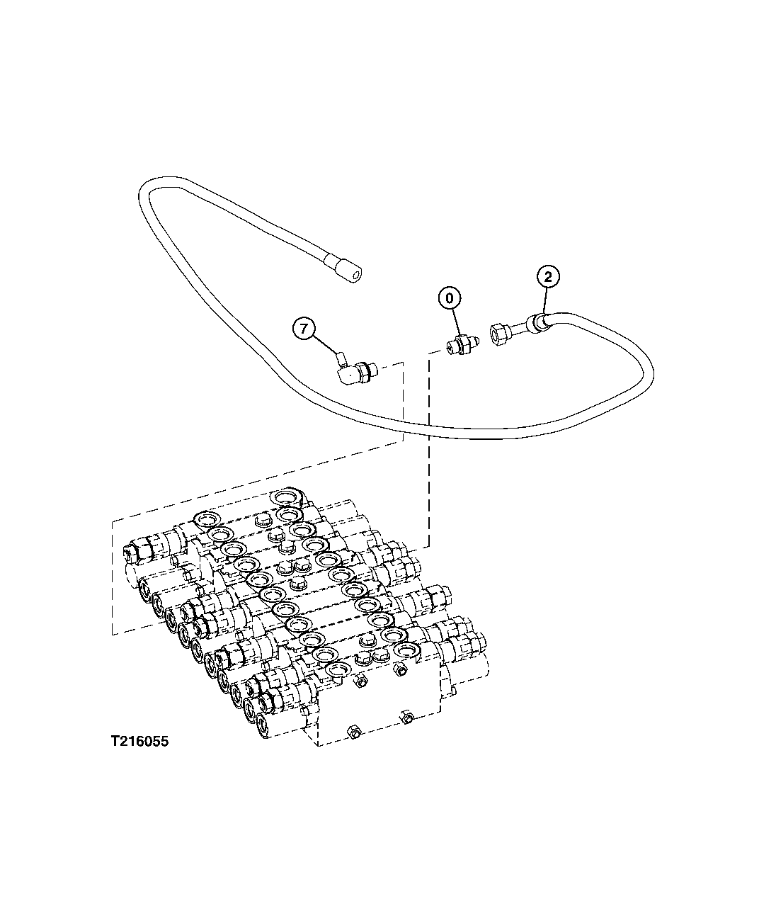 Control Valve Lines (Boom Swing 1)