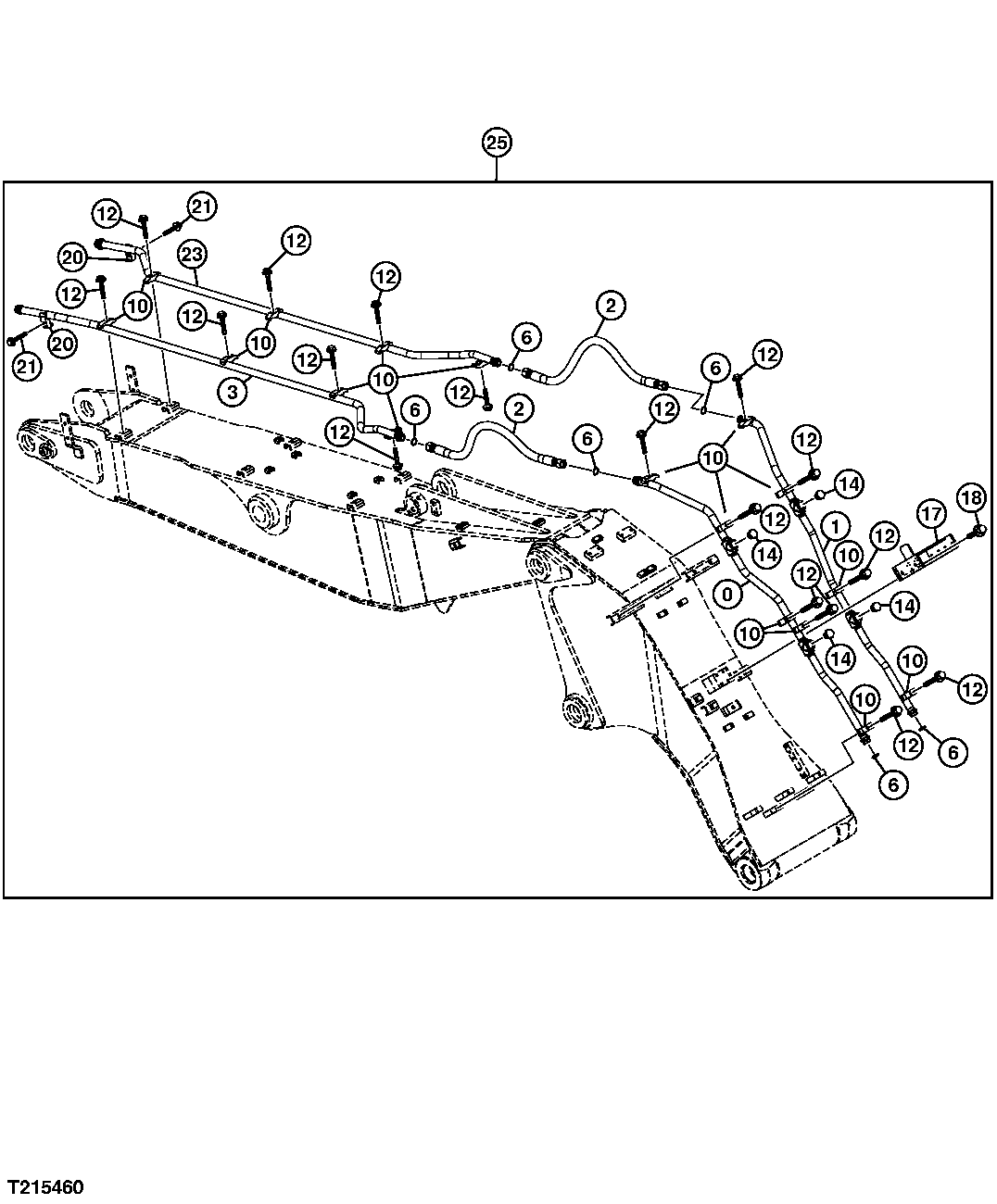 AUXILIARY HYDRAULIC FIELD KIT (HAMMER) (TWO PIECE BOOM)
