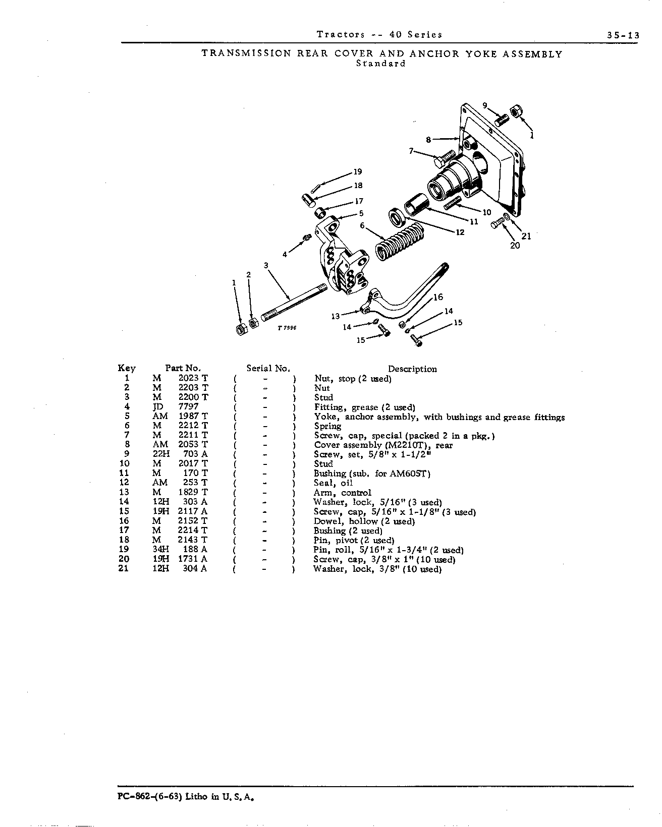 Anchor yoke assembly (Continued)