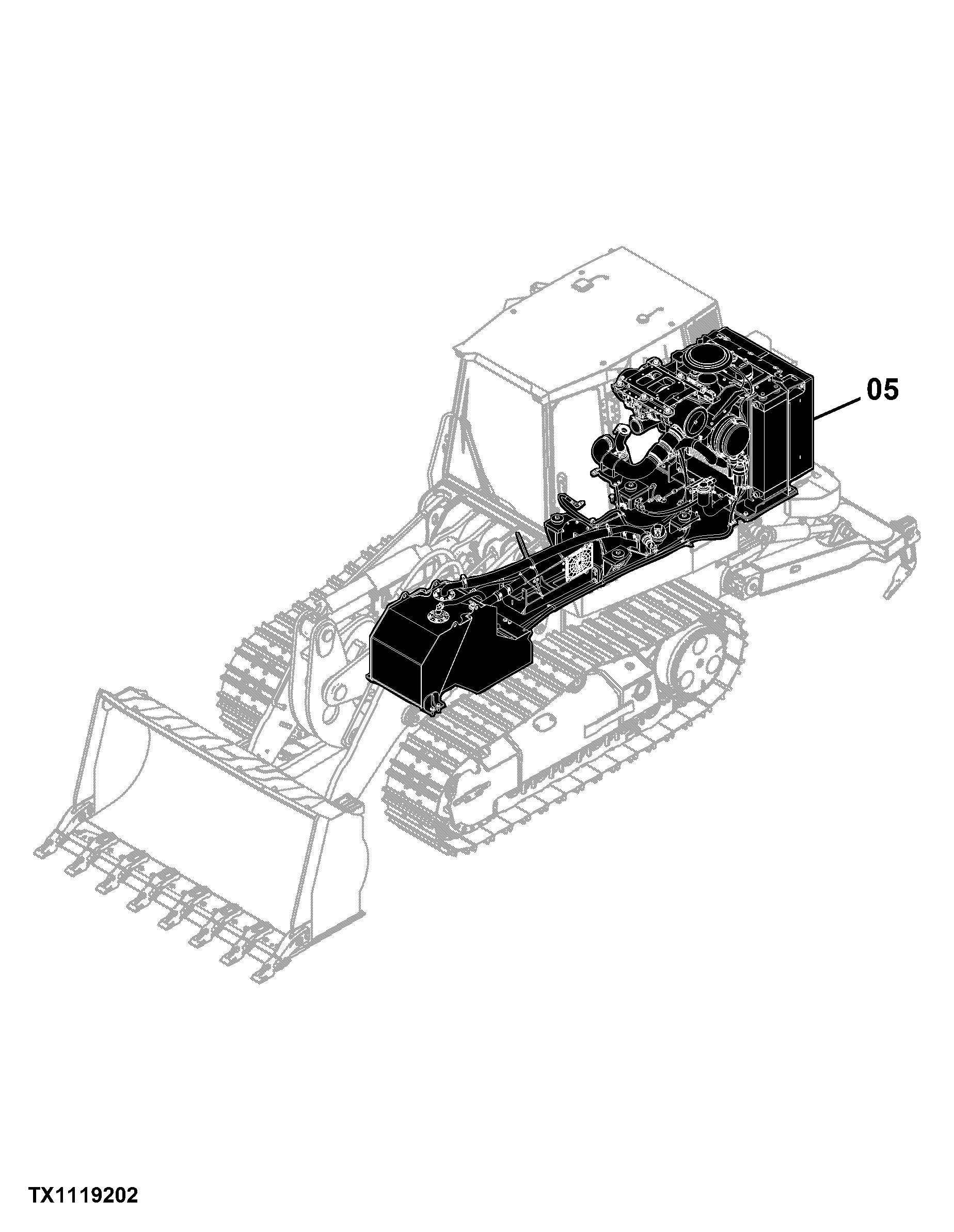 755K Crawler Loader (PIN: 1T0755KX_ _E192242-339325)