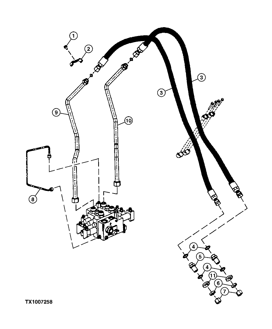 Third Function Auxiliary Hydraulics (For Use With Tool Carrier or Log Loader) ( - 568711)