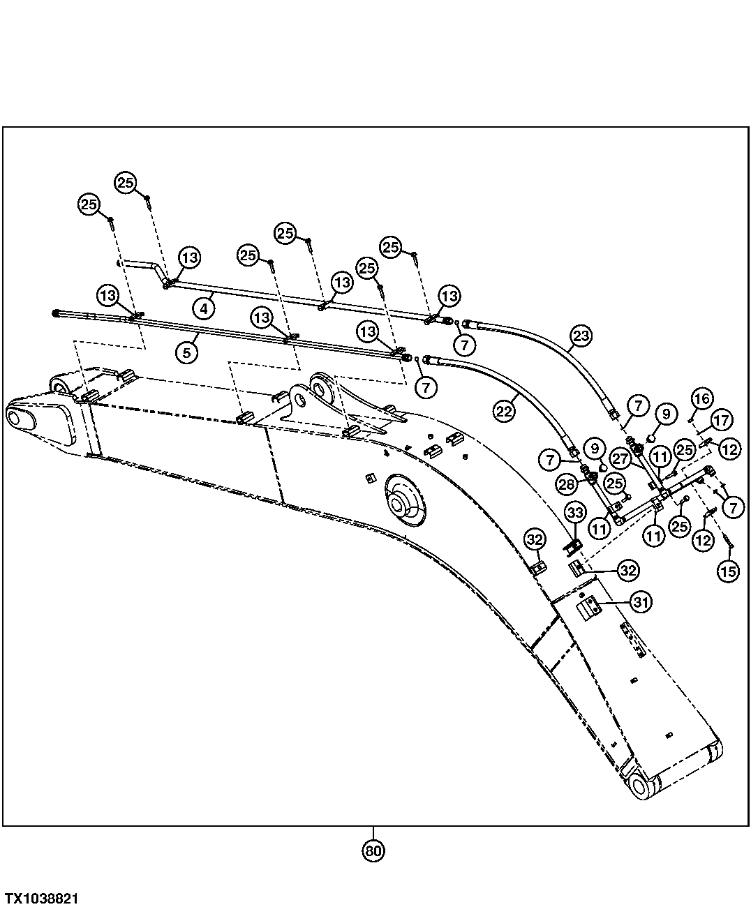 Auxiliary Hydraulic Lines On Boom Cylinders