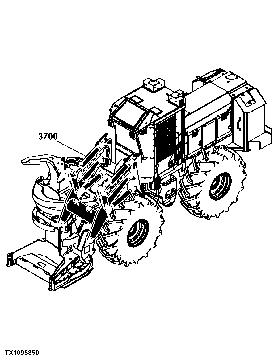 843K Wheeled Feller Buncher (Worldwide Edition)