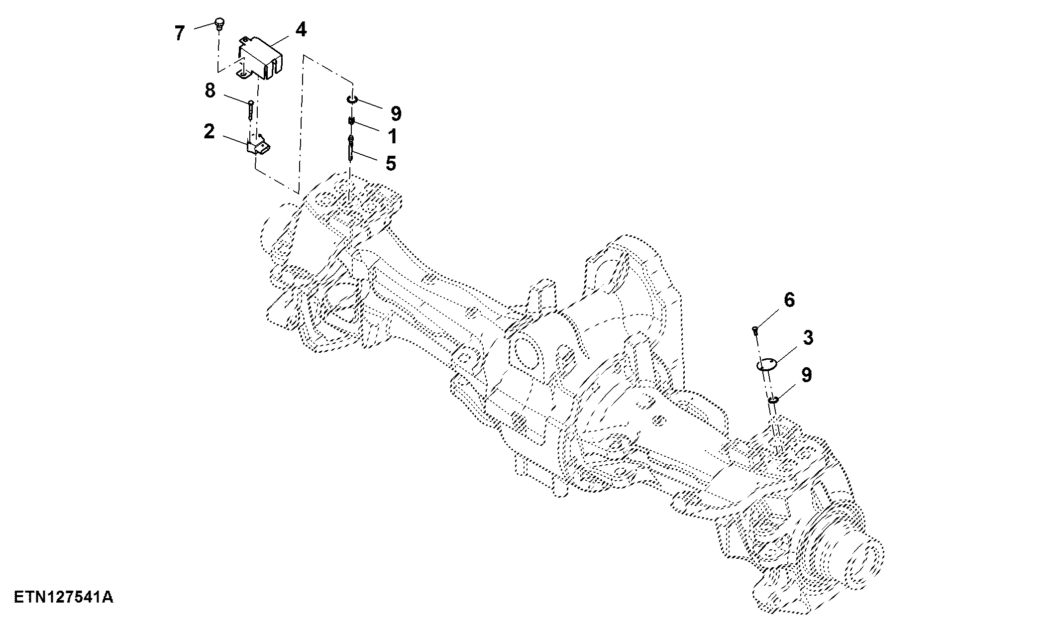 Steering Angle Sensor, AutoTrac™, 1300 MFWD