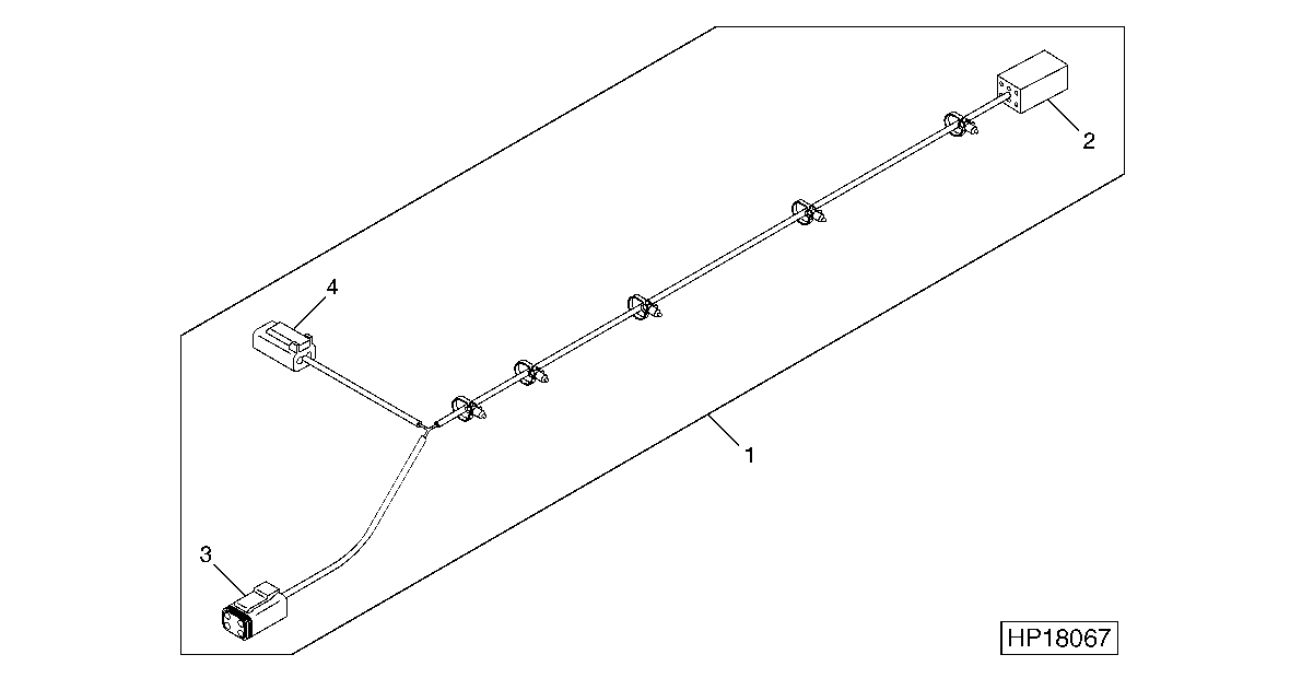 MULTI-SPEED FEEDER HOUSE DRIVE EXTENSION WIRING HARNESS