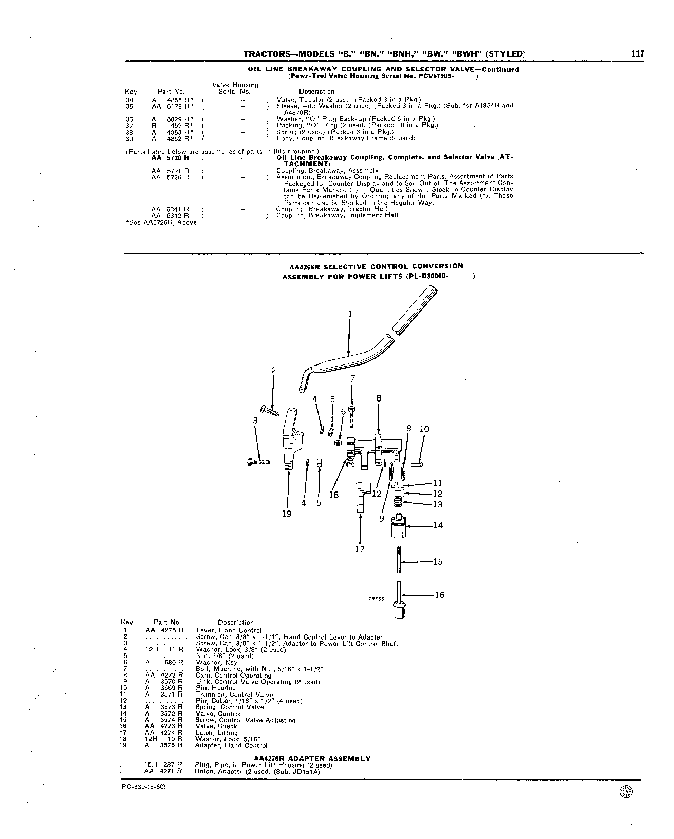 Selective Control Conversion Assembly