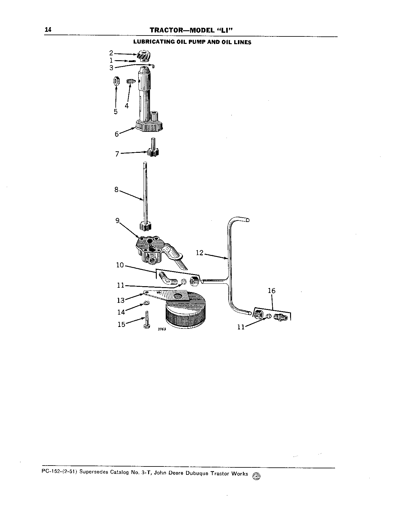 Lines, Engine Oil Pump