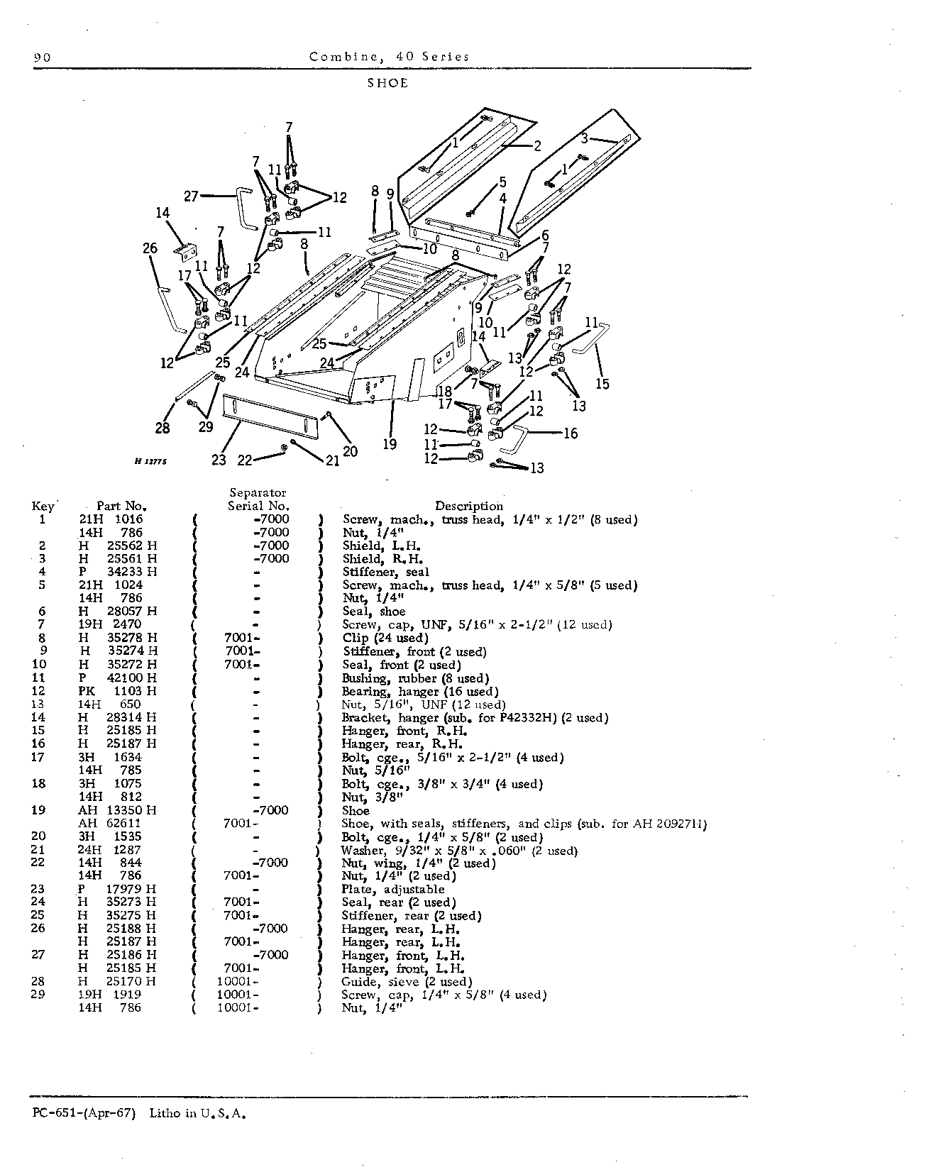 Straw Walkers, Shoe, Sieves, and Grain Conveyor (Continued)