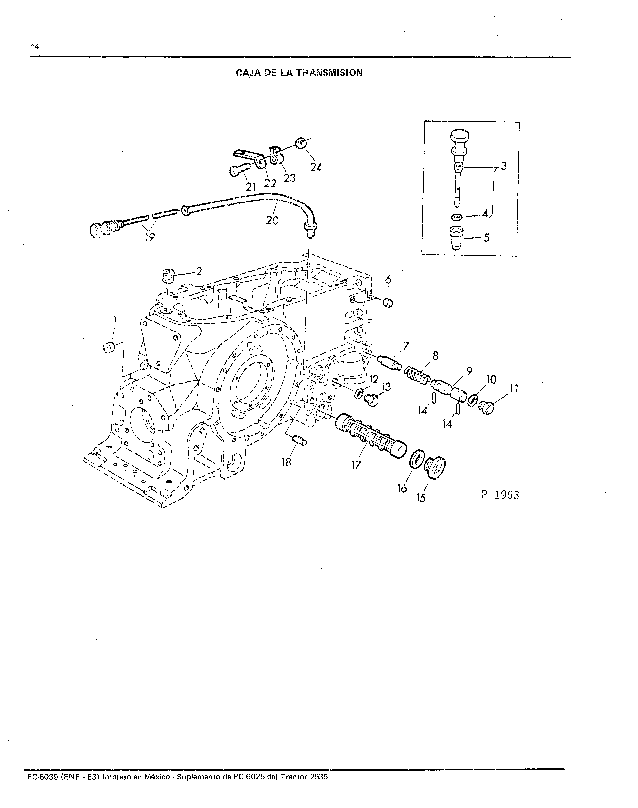 Caja de la Transmision (Continued)