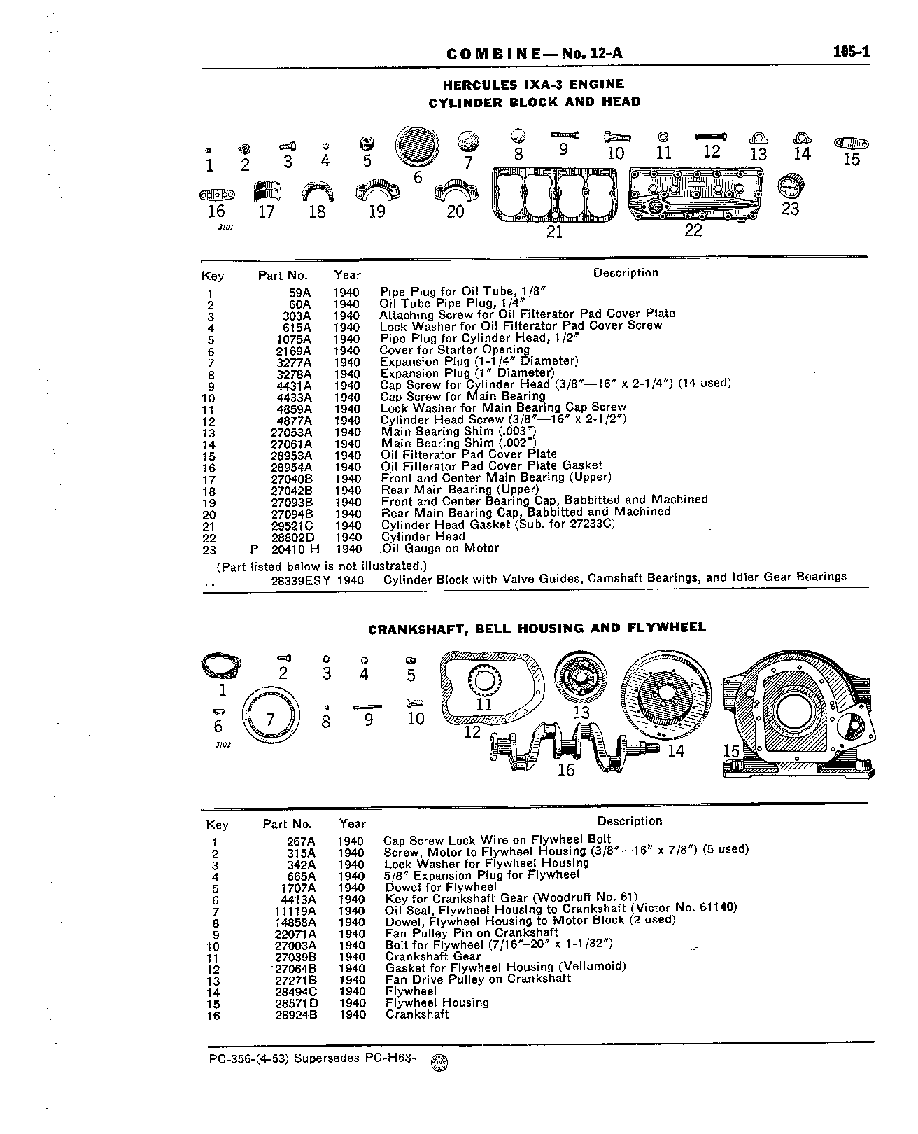 Section 105-John Deere "HERCULES" Engine