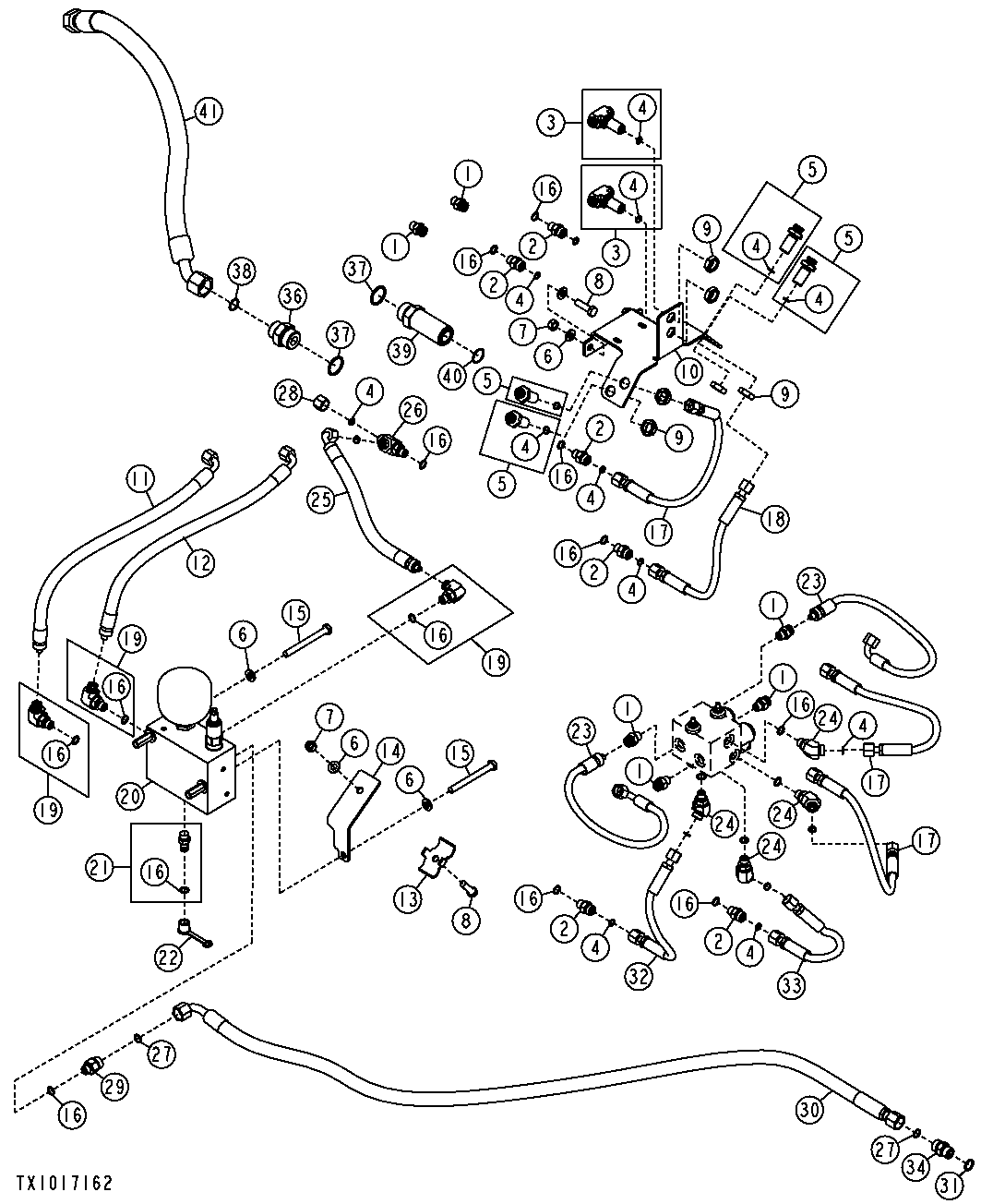Pilot Control Hydraulics With Selector Valve ( - 191460)