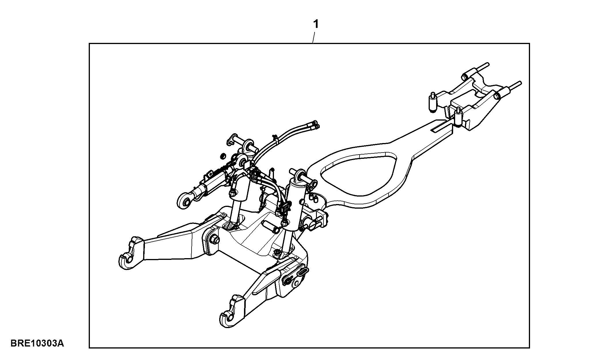 Front Hitch, Ground Engaging, Heavy Duty, Attachment