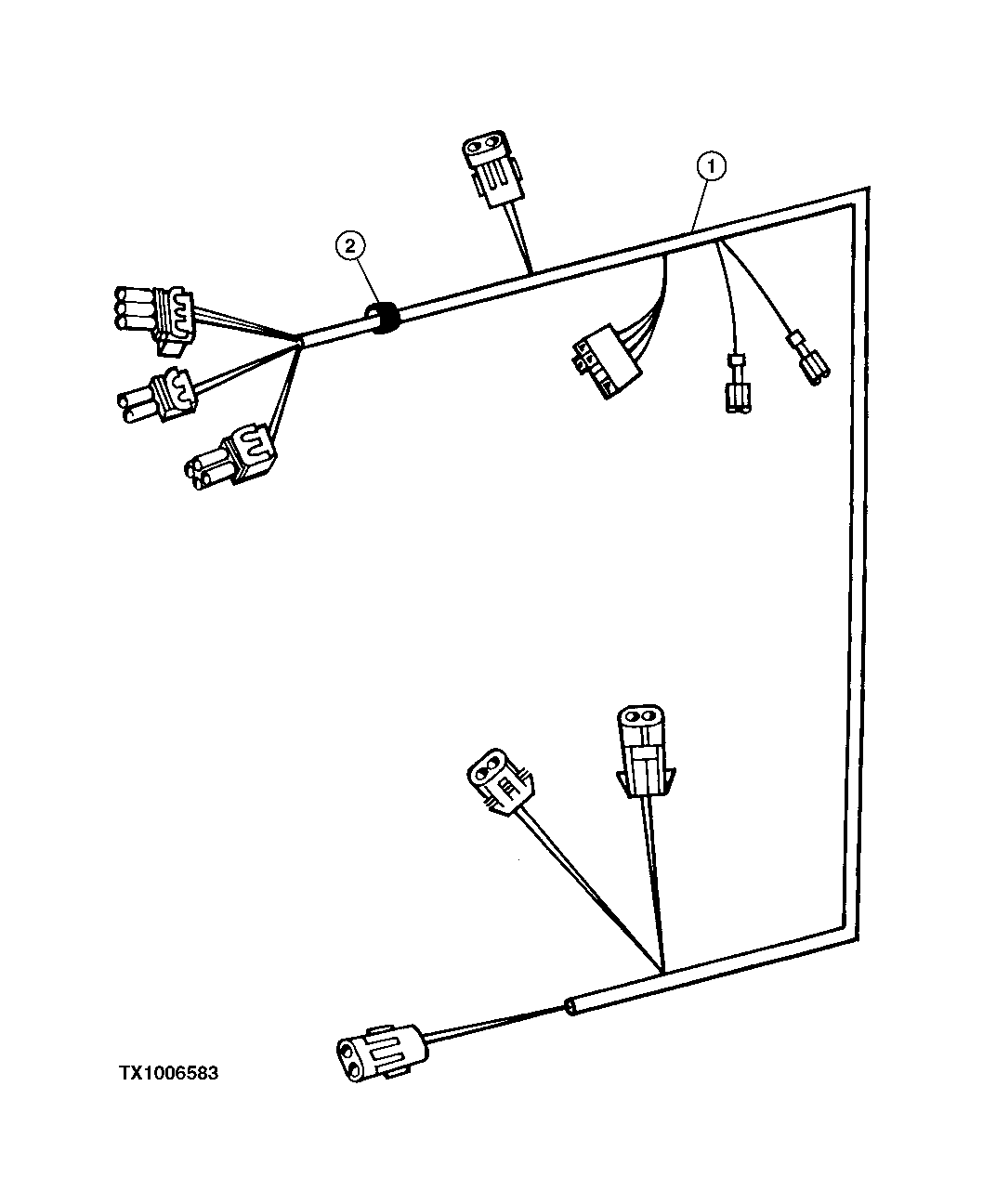 BLOWER AND AIR CONDITIONING WIRING HARNESS