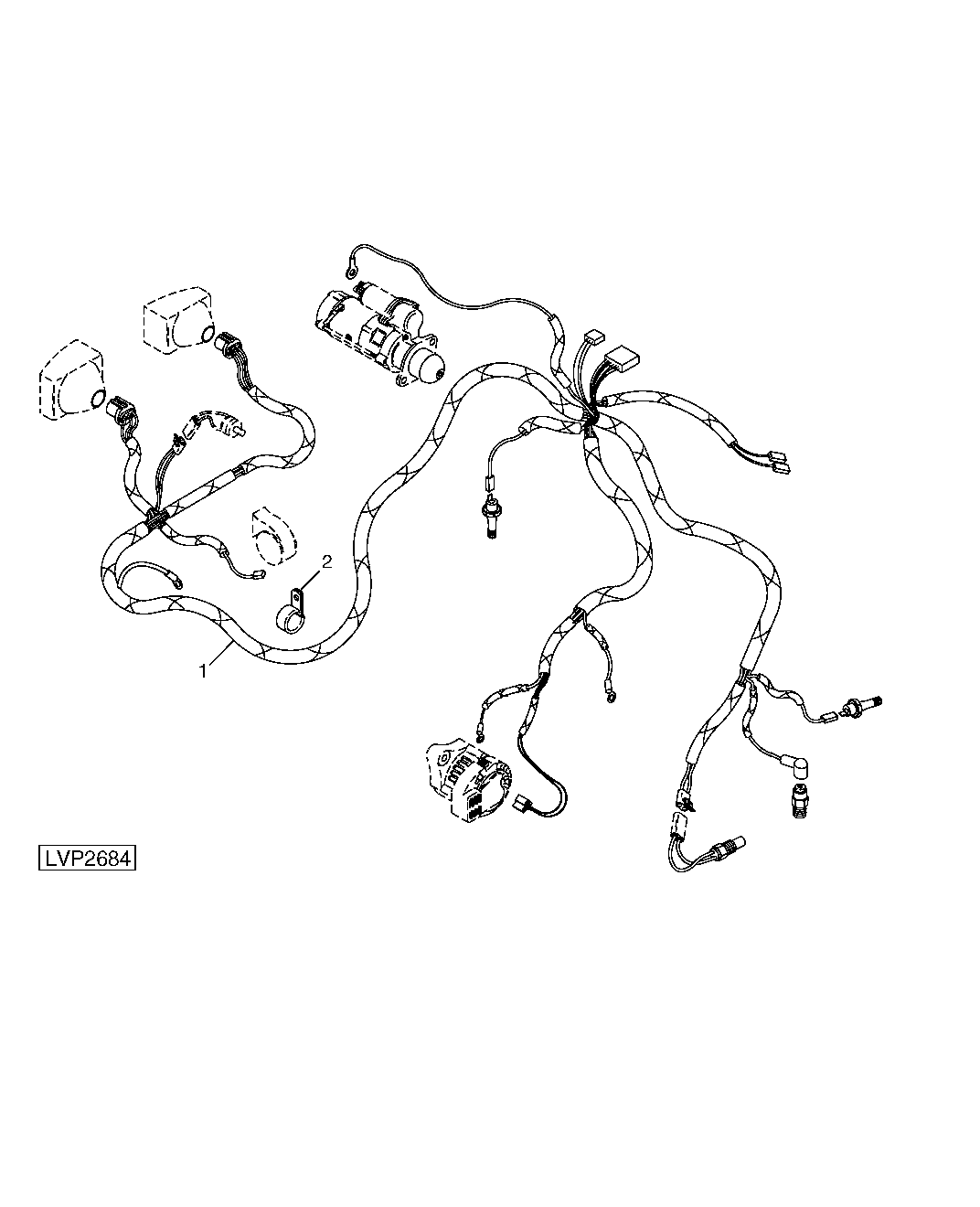 Wiring Harness (Front) ( - 420000)