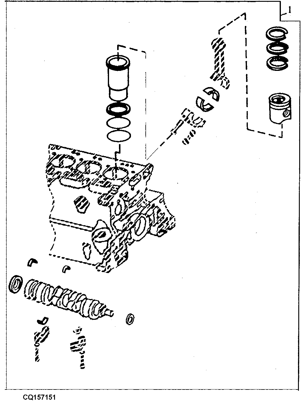ENGINE GASKET SET, OVERHAUL - ENGINE 4.5L