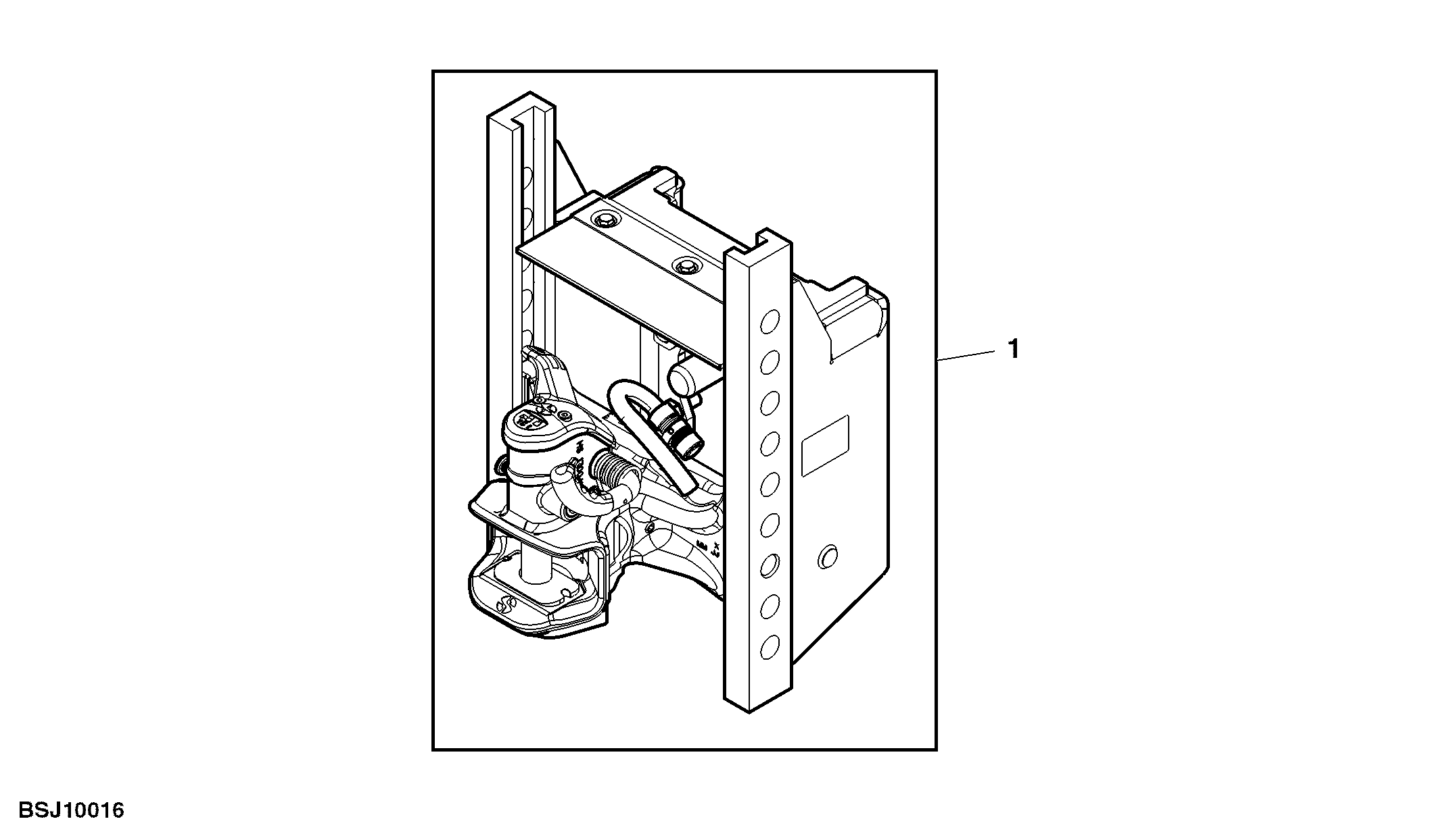 Attachment, Hitch Coupling Kit, Automatic, 9X3