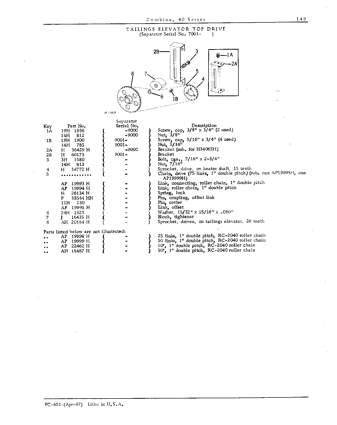 Drive Belts, Chains, and Tighteners (Continued)