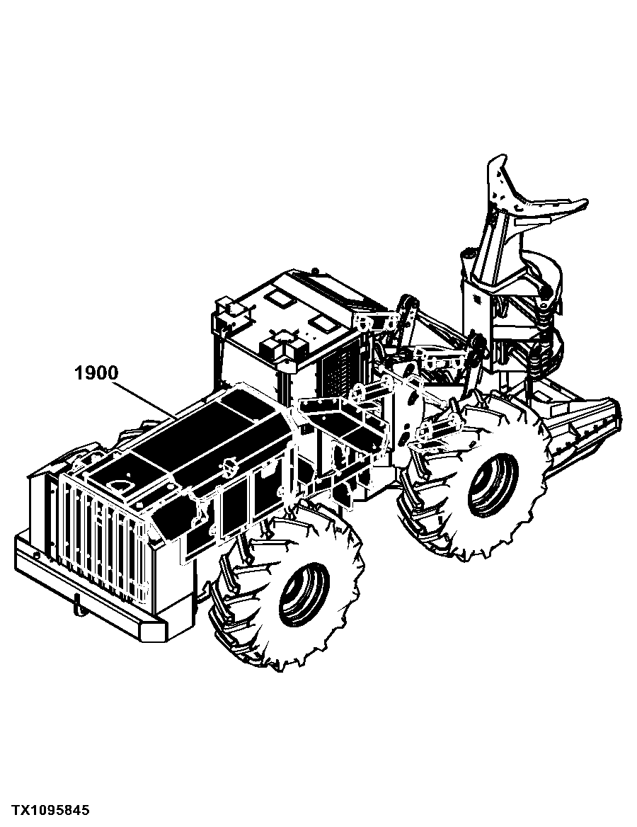 843K Wheeled Feller Buncher (Worldwide Edition)