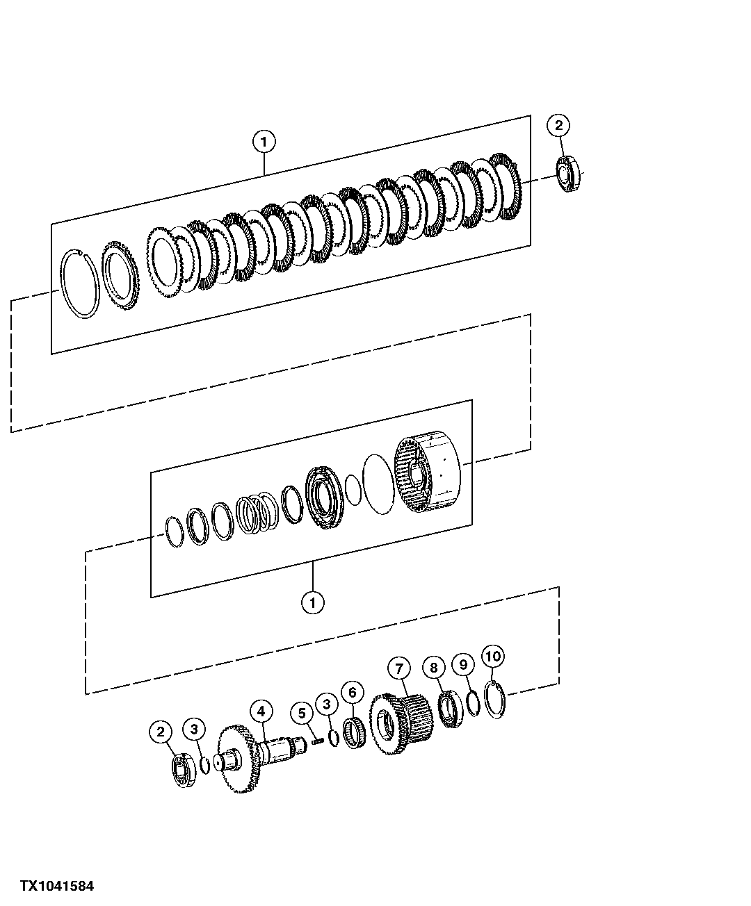 Low Range Forward Clutch Assembly ( - 619523)