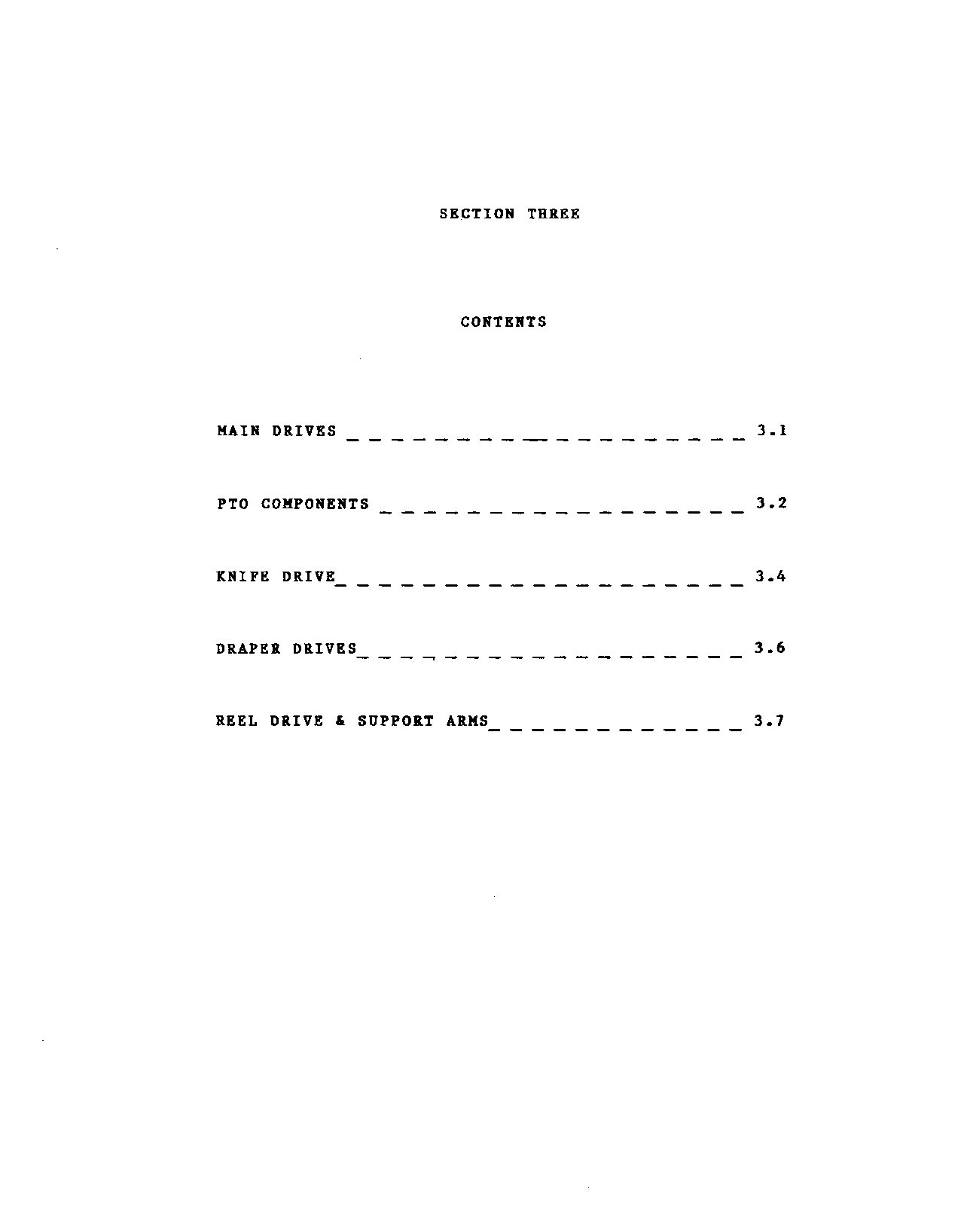 Main Hitch Group (Continued)