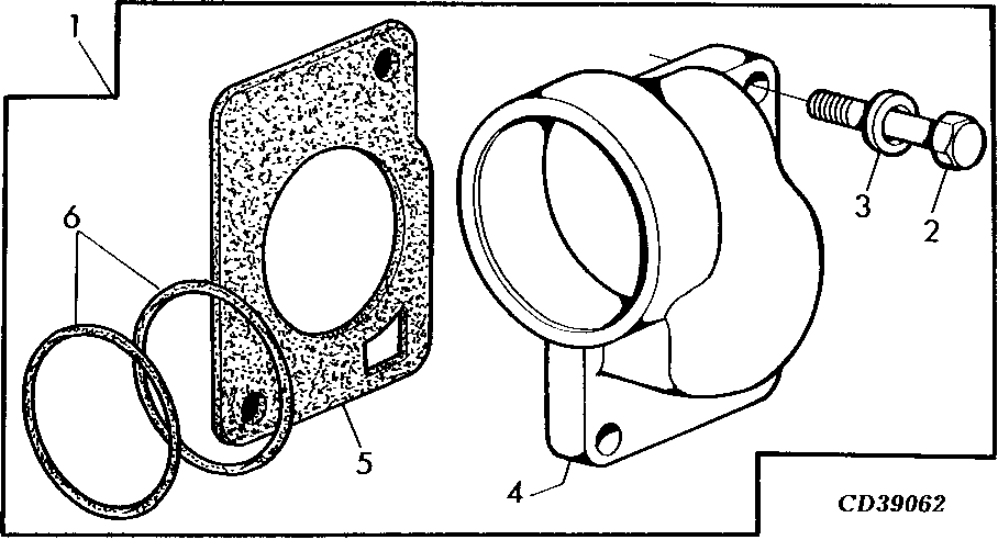 CONVERSION PARTS, WATER PUMP TO CYLINDER HEAD