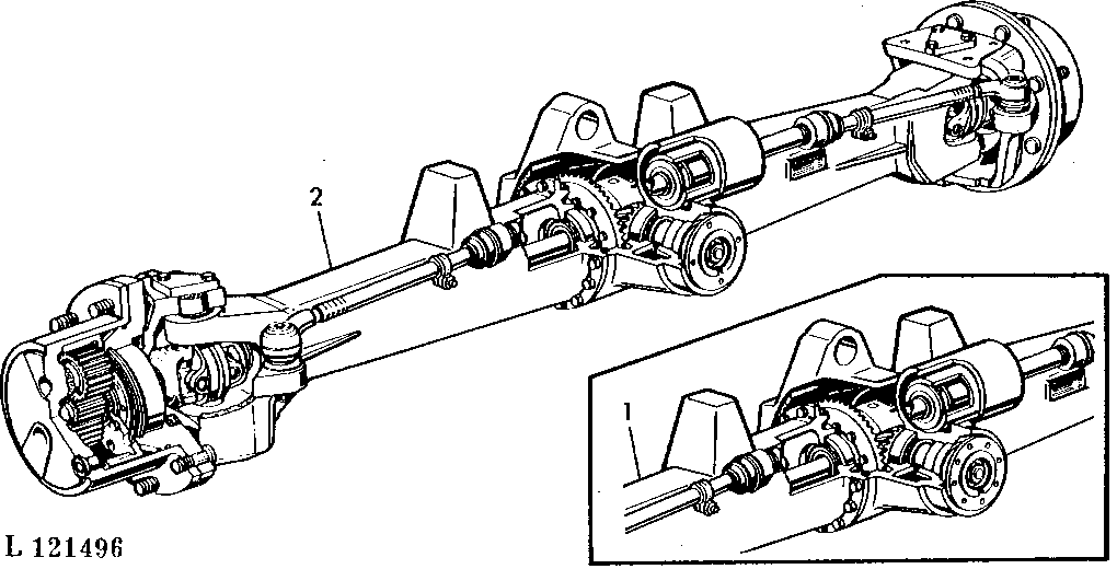 FRONT WHEEL DRIVE STEERING AXLE (APL350)